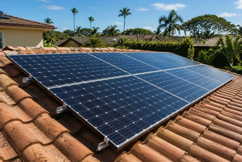 Installation de panneaux solaires à Martres-de-Rivière